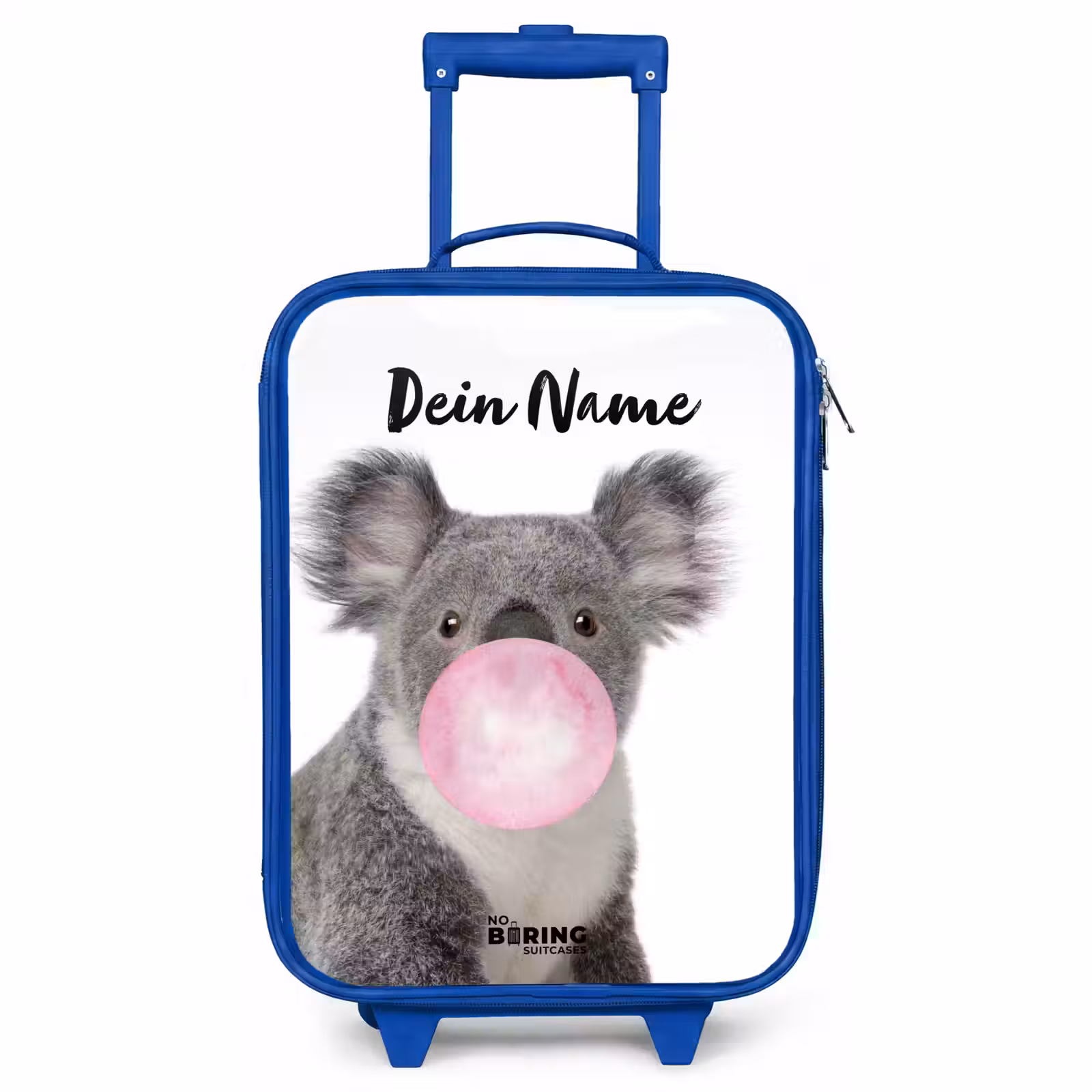 Kinderkoffer Blau mit Name - Kaugummi-Koala — 1