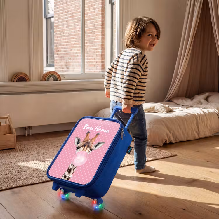 Kinderkoffer Blau mit Name - Bubblegum Billy — 2