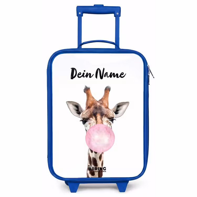 Kinderkoffer Blau mit Name - Kau-Kobus — 1