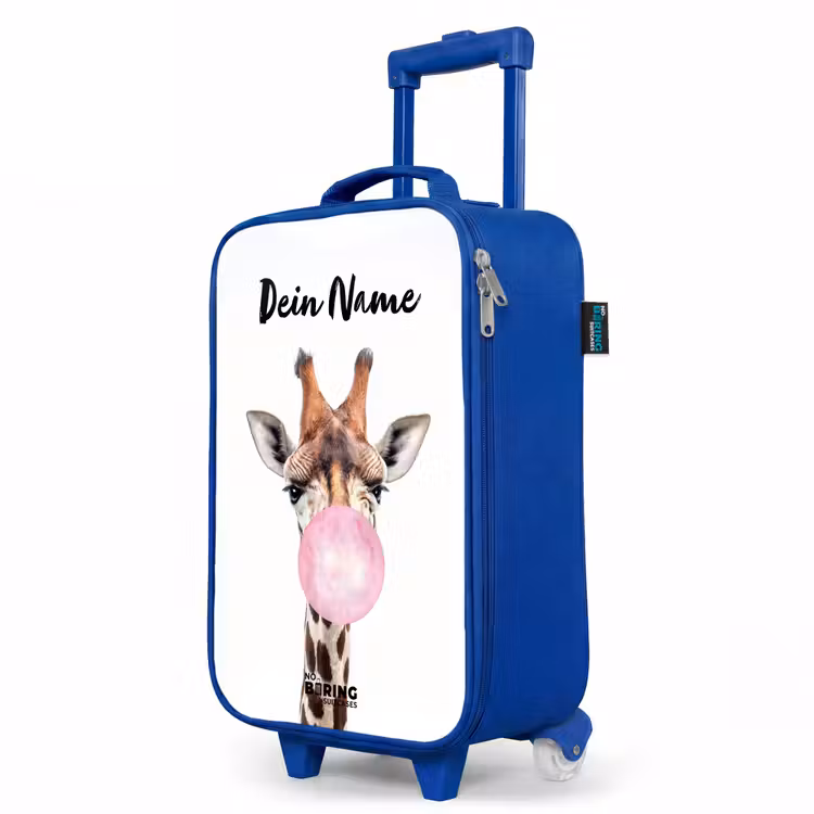 Kinderkoffer Blau mit Name - Kau-Kobus — 8