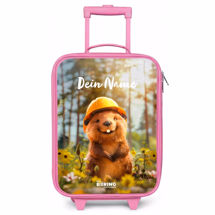 Kinderkoffer Rosa mit Name - Benno Bloembouwer — 1