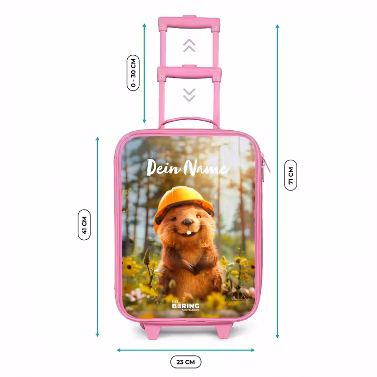 Kinderkoffer Rosa mit Name - Benno Bloembouwer — 7