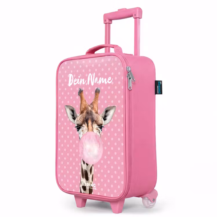 Kinderkoffer Rosa mit Name - Bubblegum Billy — 8