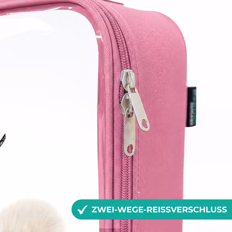 Kinderkoffer Rosa mit Name - Kaugummi-Bär — 5