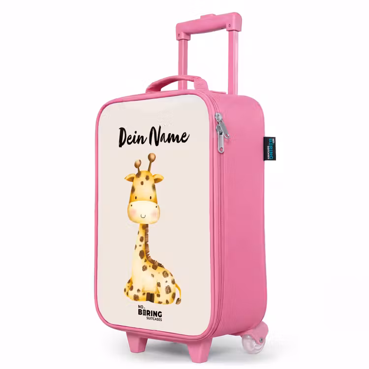 Kinderkoffer Rosa mit Name - Gigi Giraffe — 8