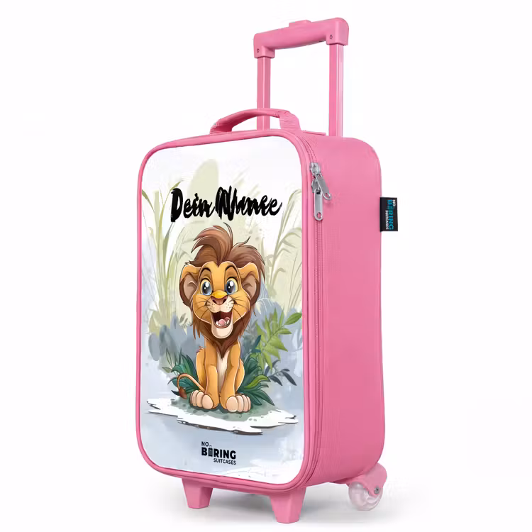 Kinderkoffer Rosa mit Name - Guusje-Giraffe — 8