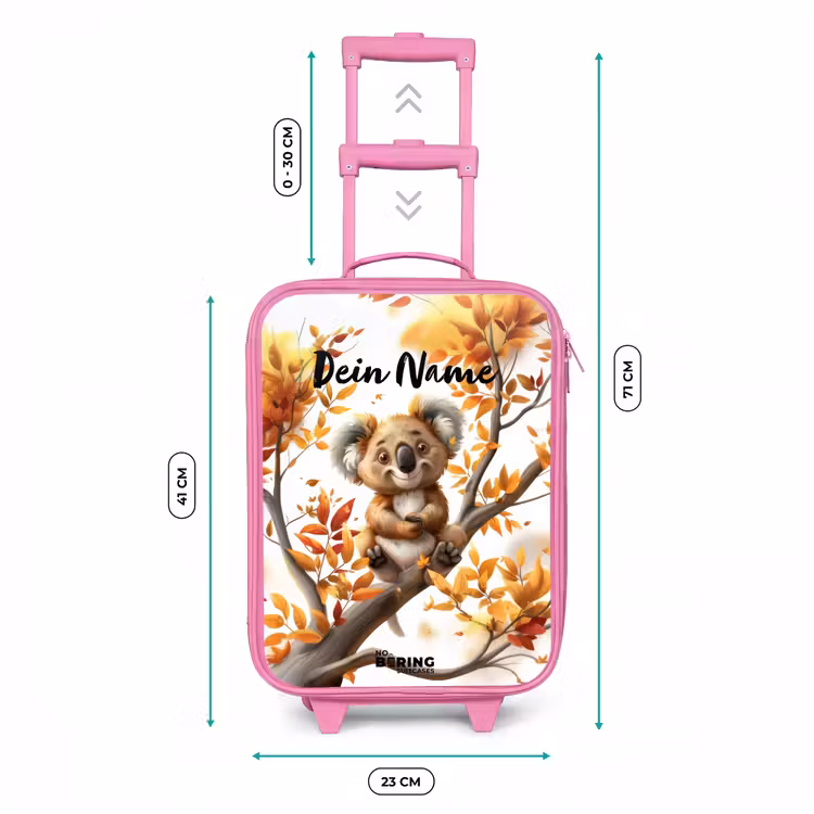 Kinderkoffer Rosa mit Name - Kenny Koala — 7