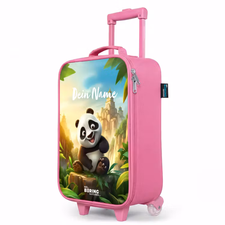 Kinderkoffer Rosa mit Name - Peter Panda — 8