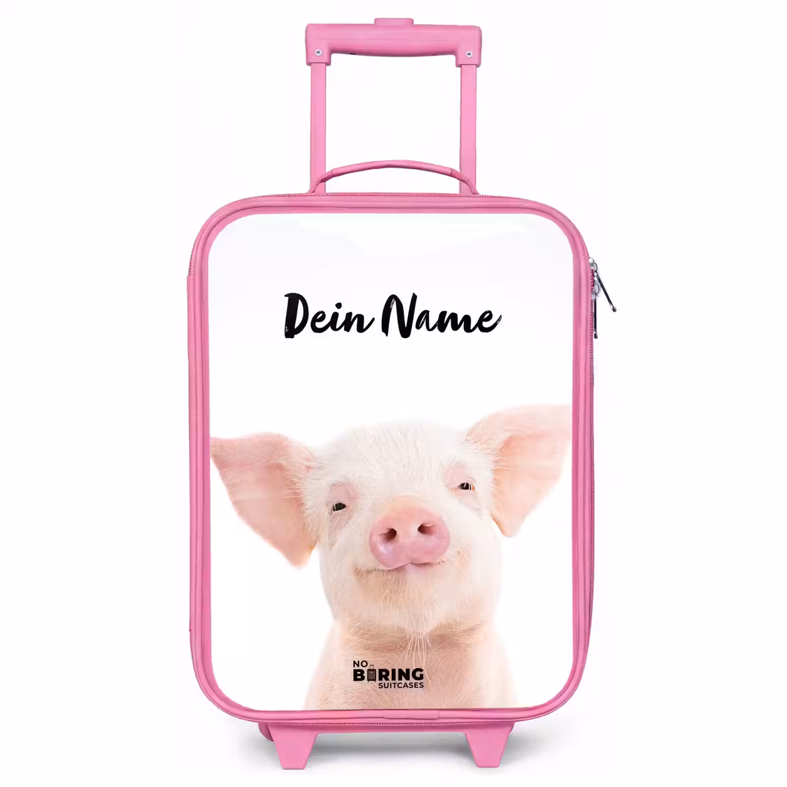Kinderkoffer Rosa mit Name - Binky Groß — 1