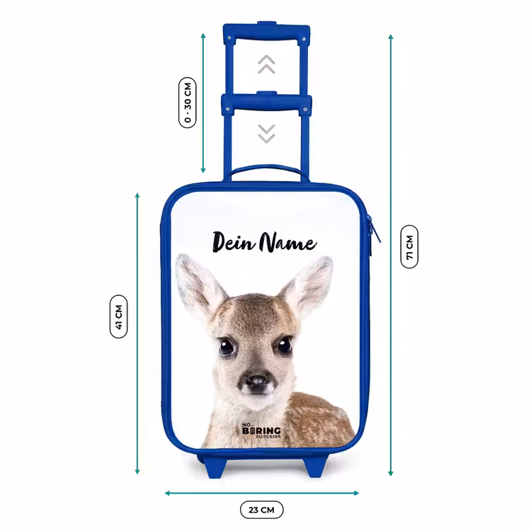 Kinderkoffer Blau mit Name - Bambino — 7