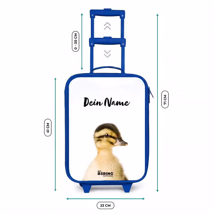 Kinderkoffer Blau mit Name - Daisy Duck — 7
