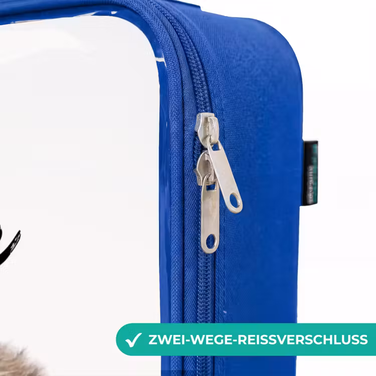Kinderkoffer Blau mit Name - Ulke Eule — 5