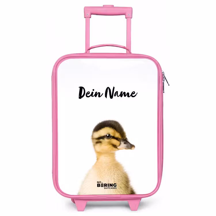 Kinderkoffer Rosa mit Name - Daisy Duck — 1