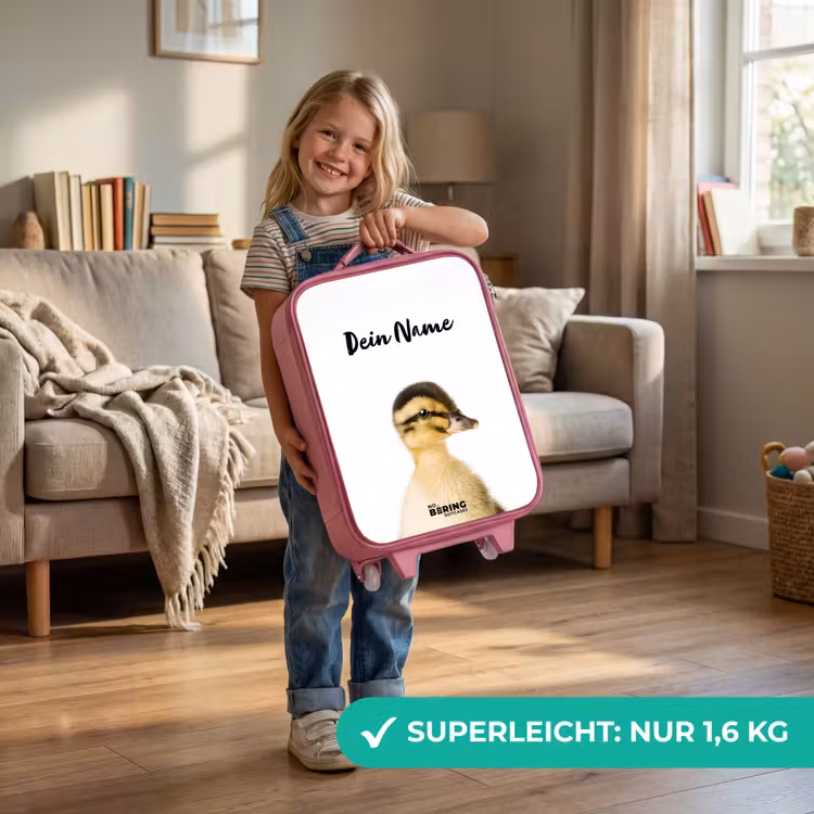 Kinderkoffer Rosa mit Name - Daisy Duck — 3