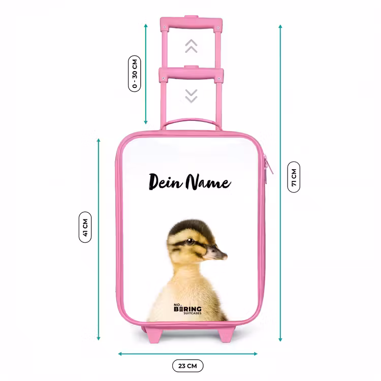 Kinderkoffer Rosa mit Name - Daisy Duck — 7