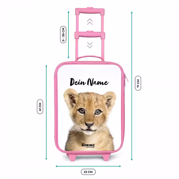 Kinderkoffer Rosa mit Name - Winnie Cub — 7