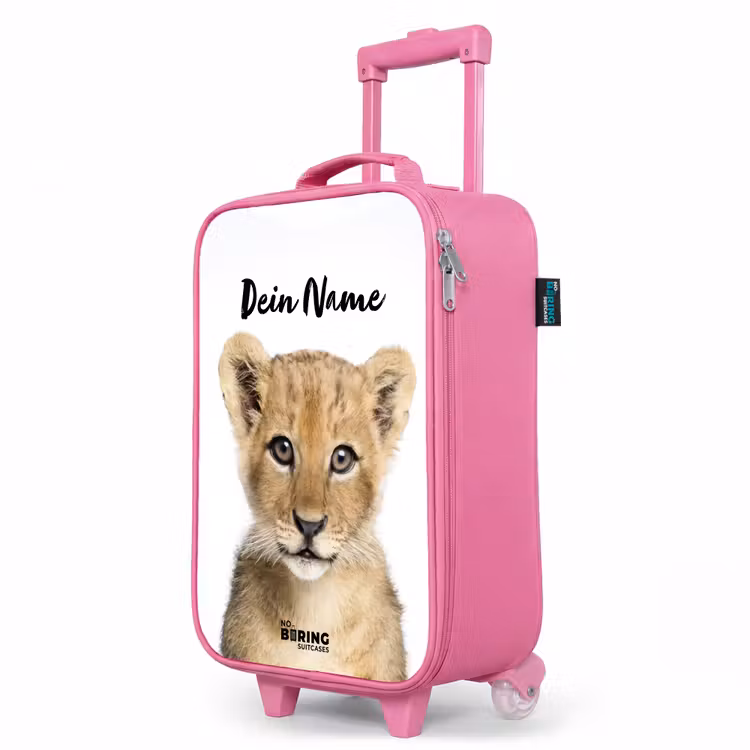 Kinderkoffer Rosa mit Name - Winnie Cub — 8
