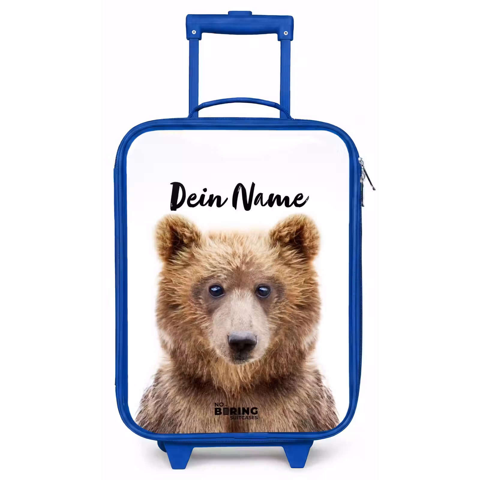 Kinderkoffer Blau mit Name - Bennie Bär — 1