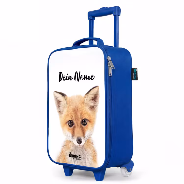 Kinderkoffer Blau mit Name - Vicky Fuchs — 8