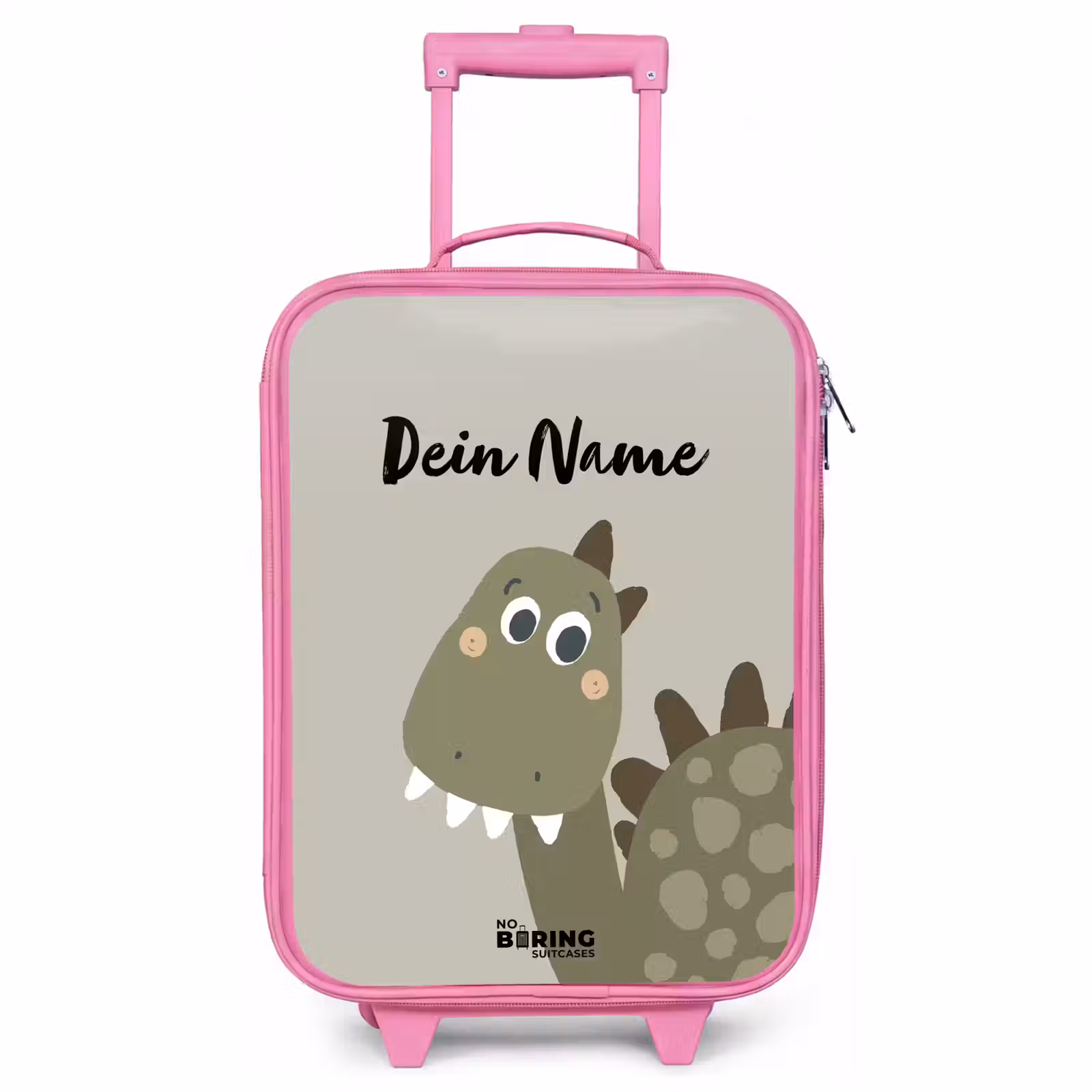 Kinderkoffer Rosa mit Name - Danny dino — 1