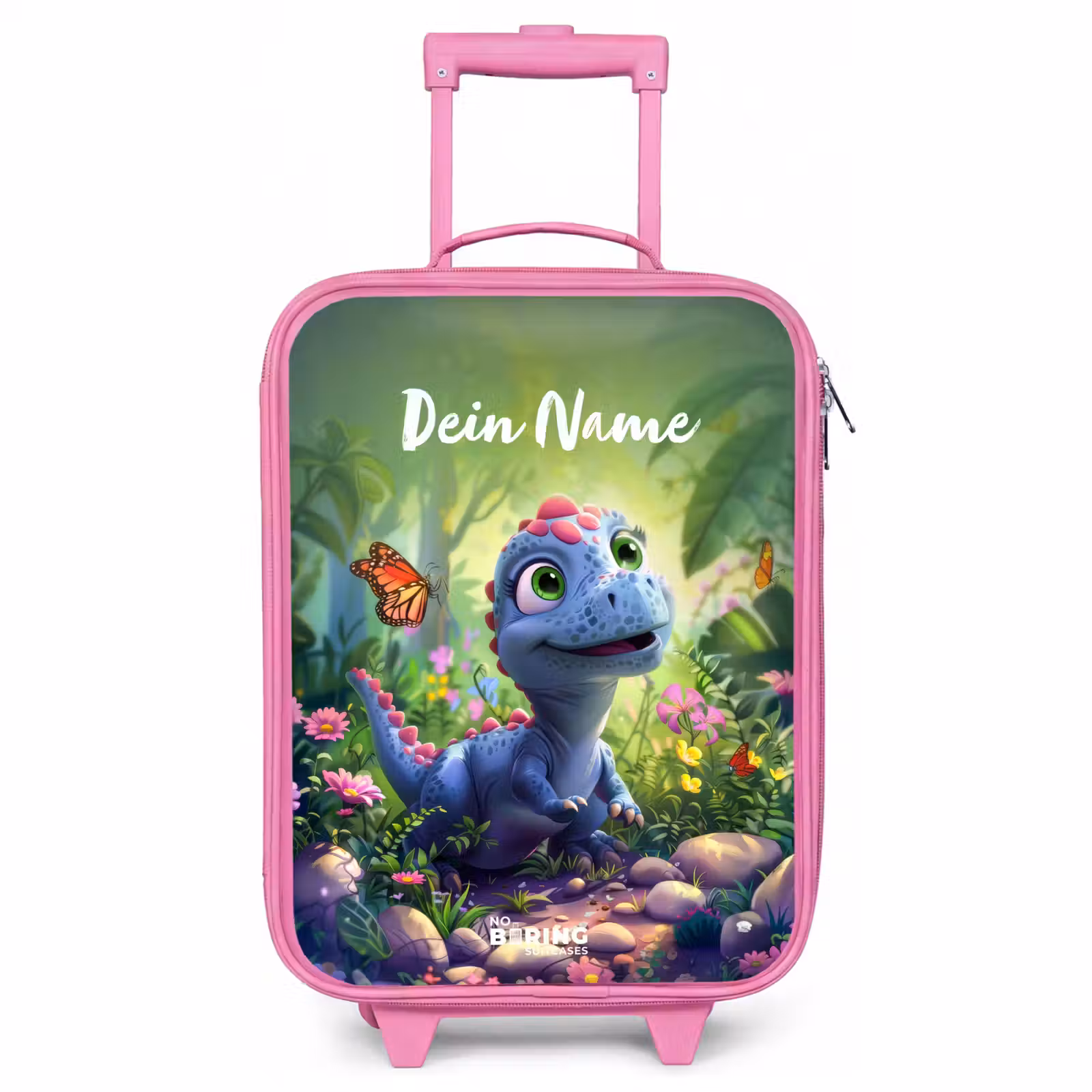 Kinderkoffer Rosa mit Name - Donny Dino — 1