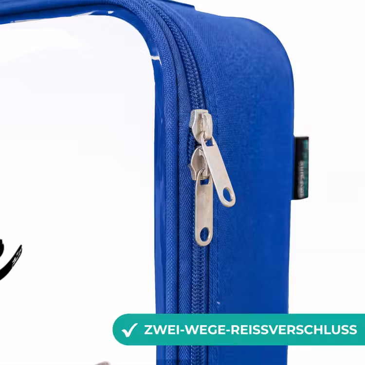 Kinderkoffer Blau mit Name - Halbe Hooglander — 5
