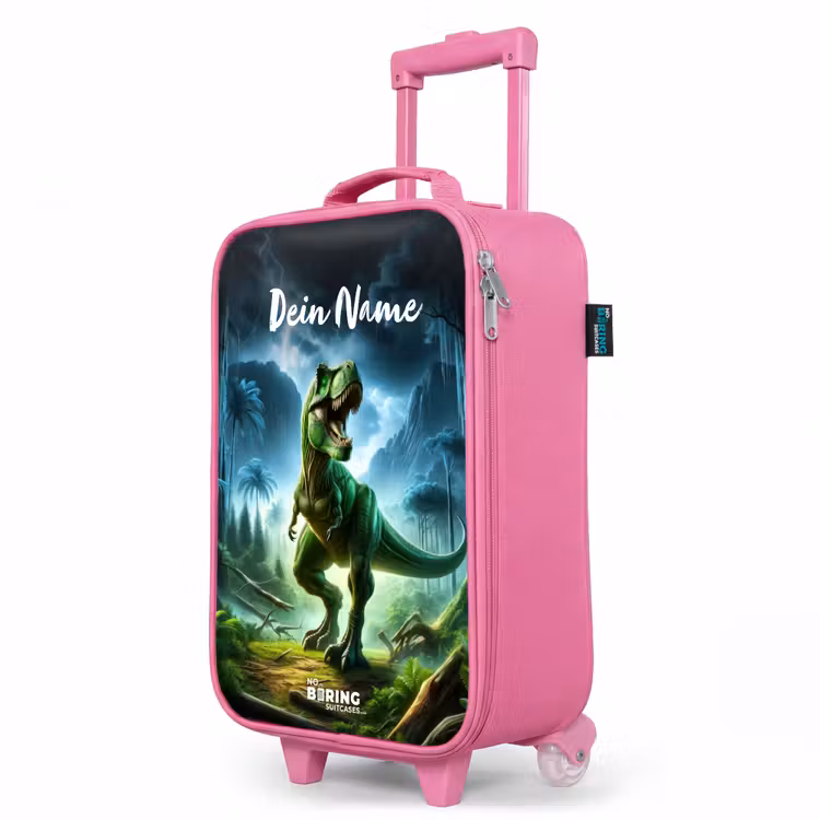 Kinderkoffer Rosa mit Name - Junglosaurus — 8