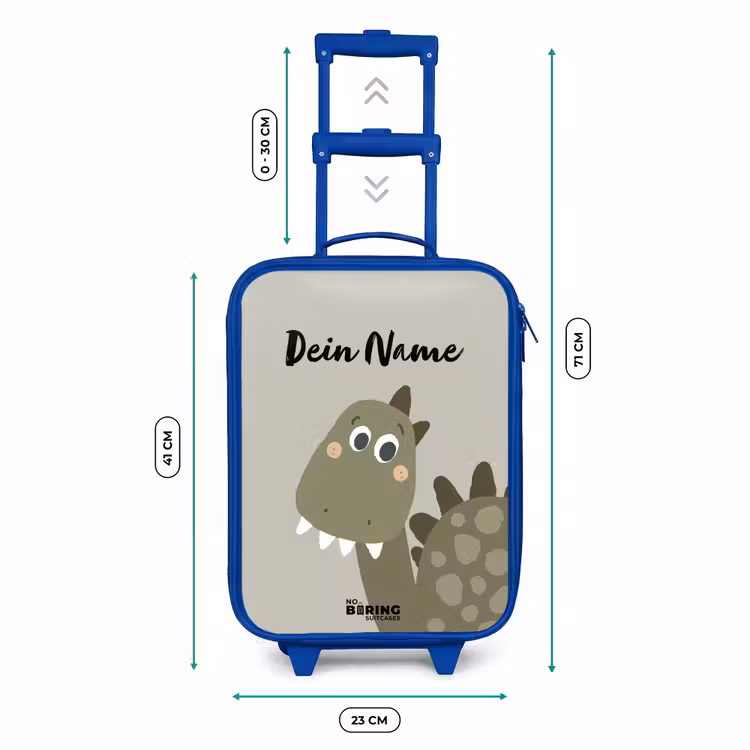 Kinderkoffer Blau mit Name - Danny dino — 7