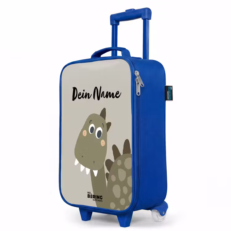 Kinderkoffer Blau mit Name - Danny dino — 8