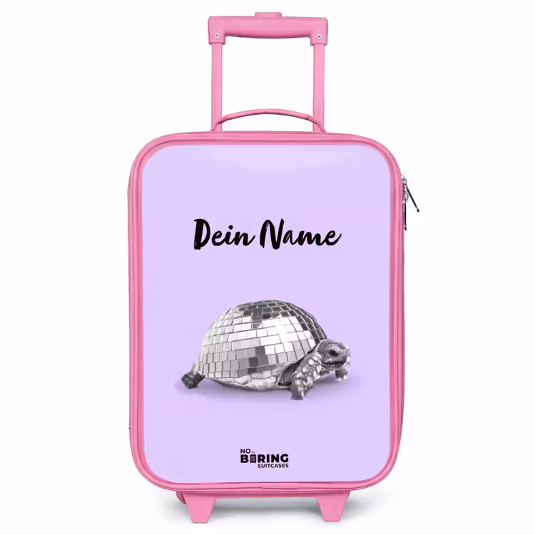 Kinderkoffer Rosa mit Name - Disco Dirk — 1