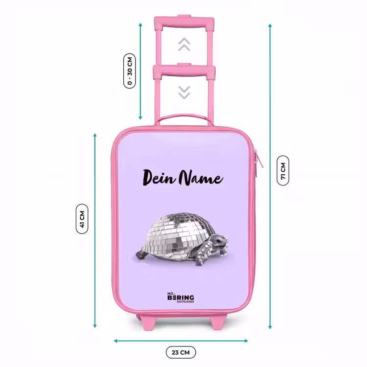 Kinderkoffer Rosa mit Name - Disco Dirk — 7