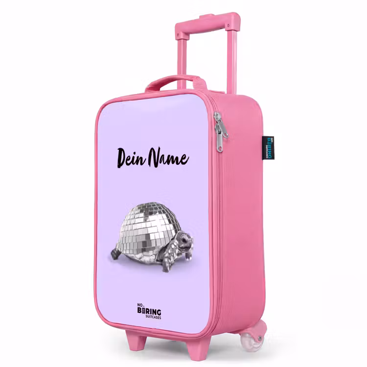 Kinderkoffer Rosa mit Name - Disco Dirk — 8