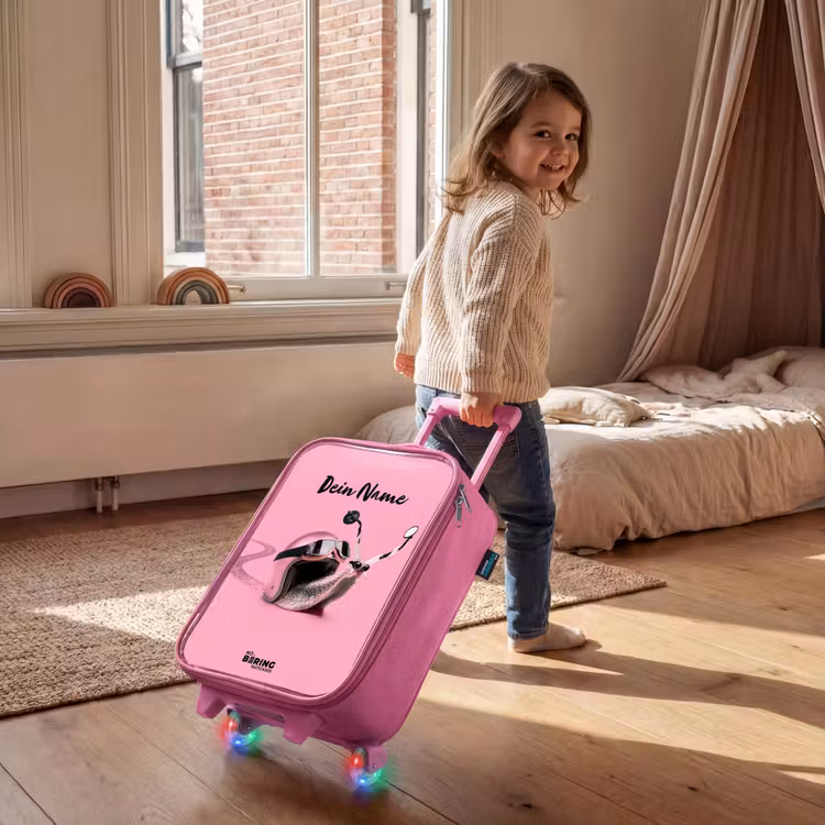 Kinderkoffer Rosa mit Name - Escar-Go - Rosa — 2
