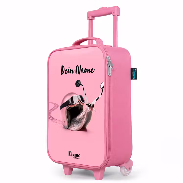Kinderkoffer Rosa mit Name - Escar-Go - Rosa — 8