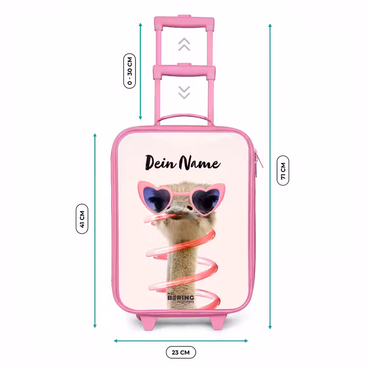 Kinderkoffer Rosa mit Name - Sierk Strauß Rosa — 7