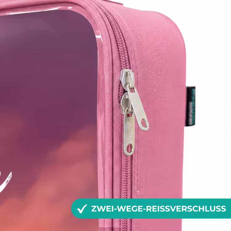 Kinderkoffer Rosa mit Name - Roter Riesendrache — 5