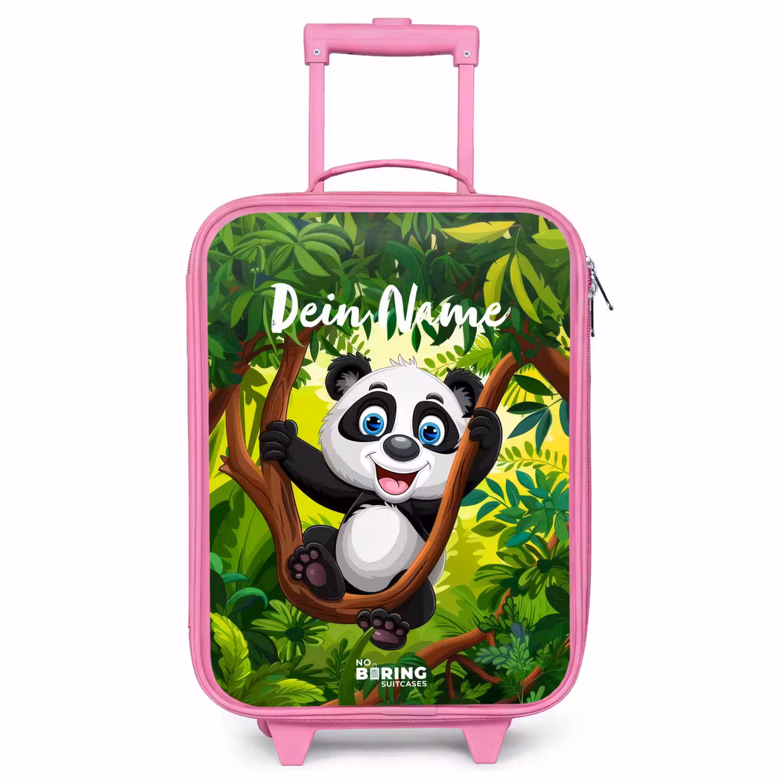 Kinderkoffer Rosa mit Name - Pedro-Panda — 1