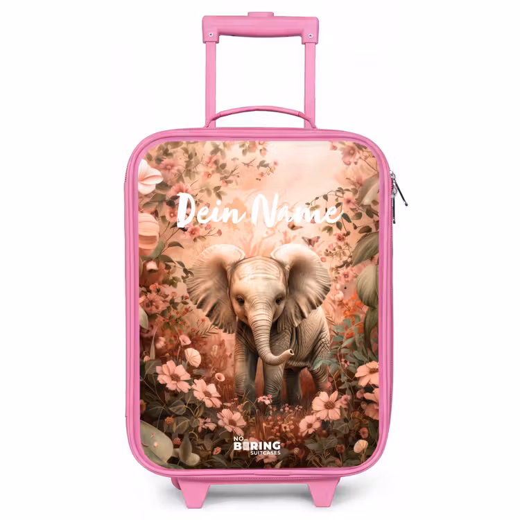 Kinderkoffer Rosa mit Name - Flora flapoor — 1