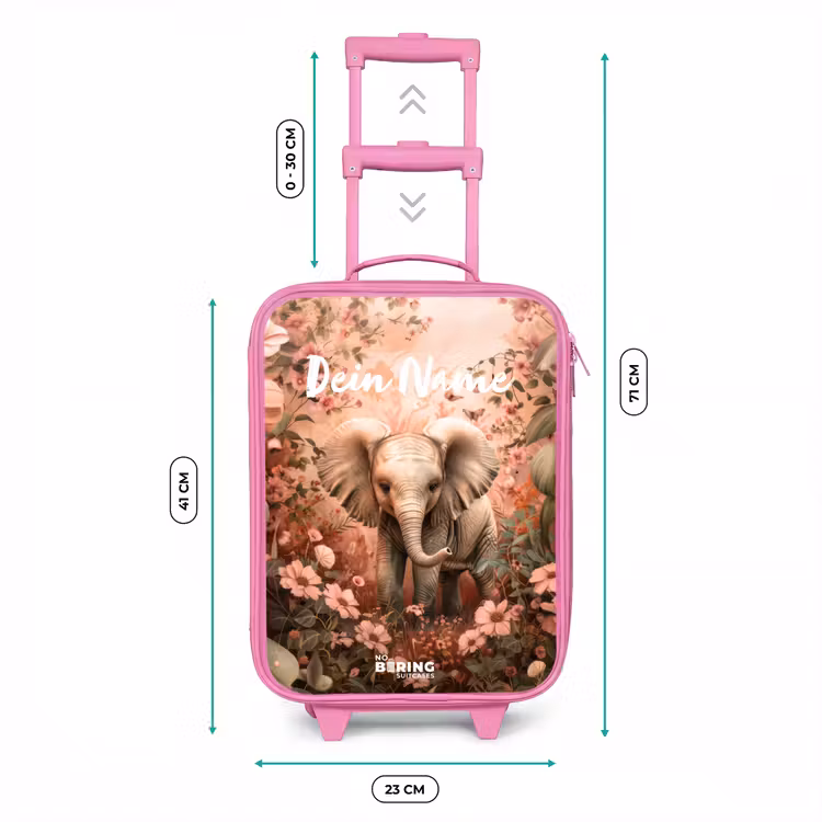 Kinderkoffer Rosa mit Name - Flora flapoor — 7
