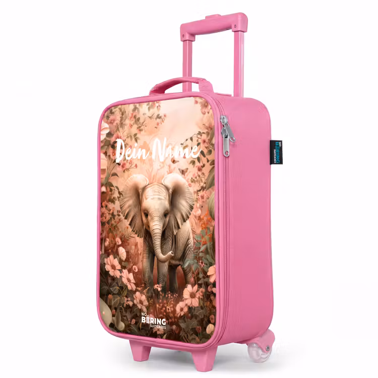 Kinderkoffer Rosa mit Name - Flora flapoor — 8