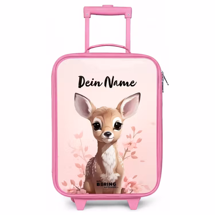 Kinderkoffer Rosa mit Name - Hedwig-Hirsch — 1