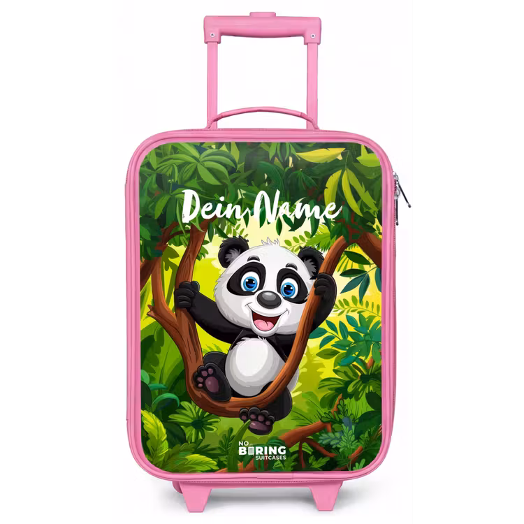 Kinderkoffer Rosa mit Name - Pedro-Panda — 1