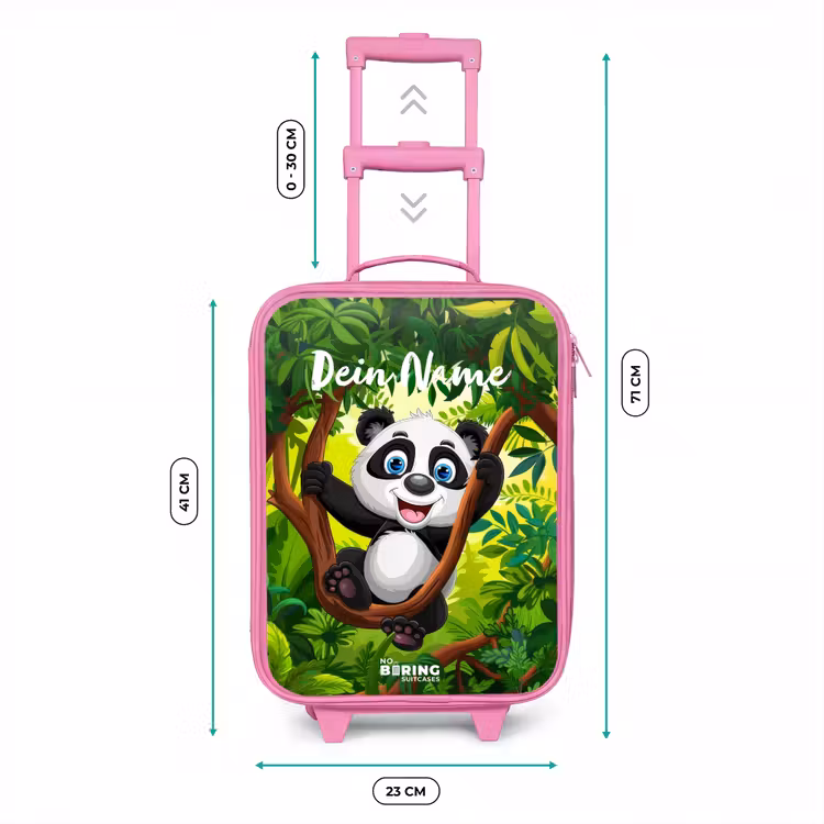 Kinderkoffer Rosa mit Name - Pedro-Panda — 7