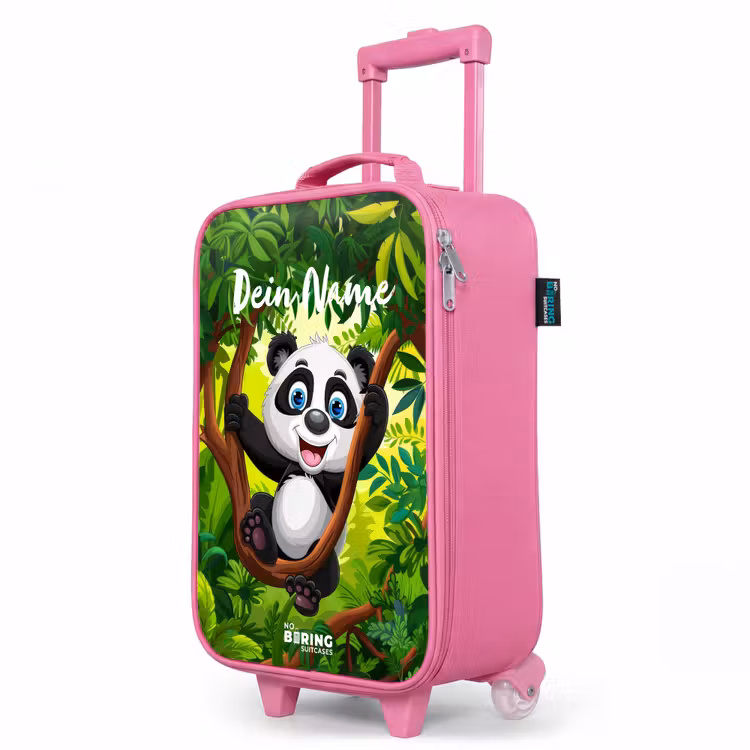Kinderkoffer Rosa mit Name - Pedro-Panda — 8