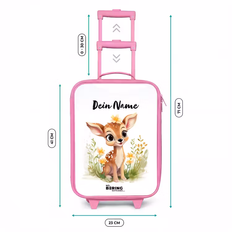 Kinderkoffer Rosa mit Name - Tilly Gärtnerin — 7