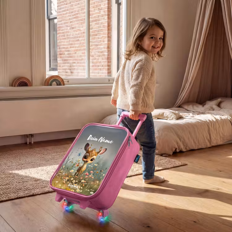 Kinderkoffer Rosa mit Name - Valerie Fielder — 2