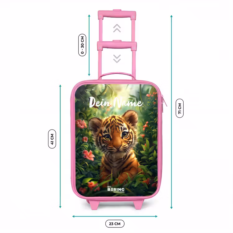 Kinderkoffer Rosa mit Name - Tommy Tiger — 7