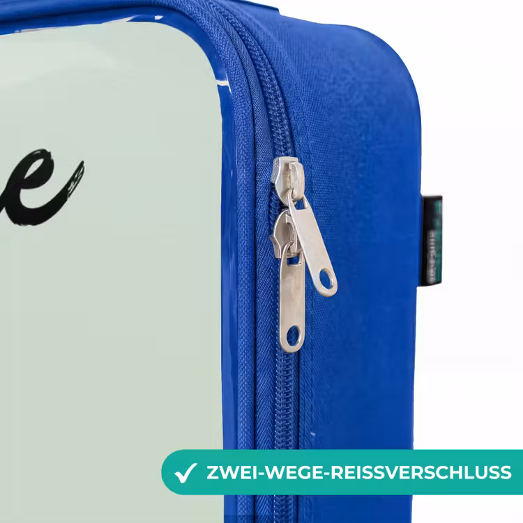 Kinderkoffer Blau mit Name - Dino - Blau - Tier — 5