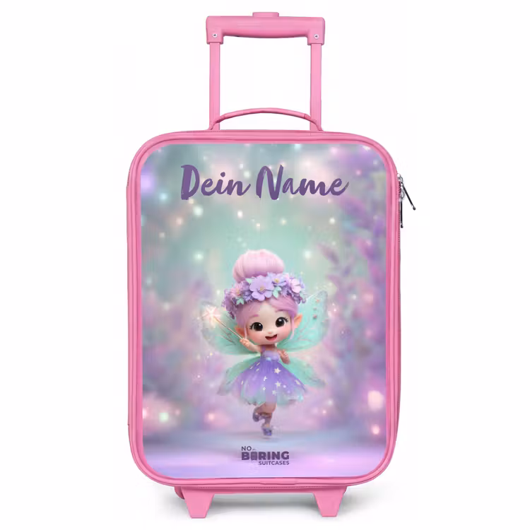 Kinderkoffer Rosa mit Name - Elf - Magie — 1