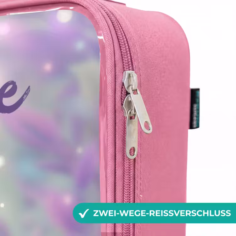 Kinderkoffer Rosa mit Name - Elf - Magie — 5